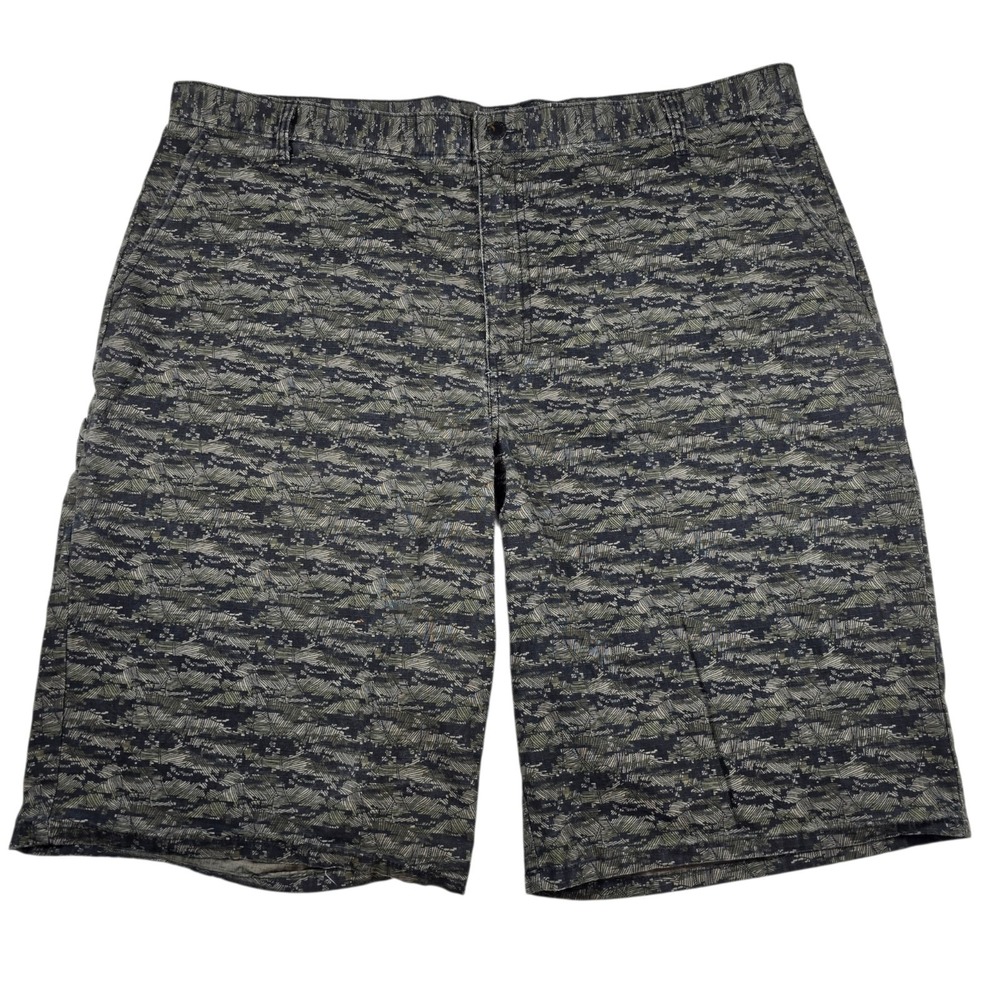 Dickies Dark Camo Rip Stop Baggy Fit Multi-Use Pocket Canvas Shorts- Men's Sz 44